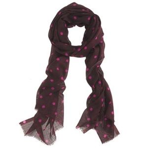 J. Crew polka dot scarf